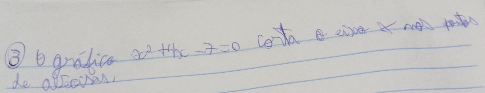 ③ b gradica
2x^2+4x-7=0 CoHa a eijeer o ne pota 
de aEeinon.