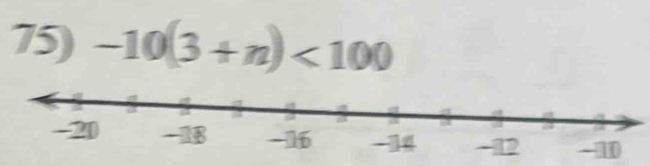 -10(3+n)<100</tex>