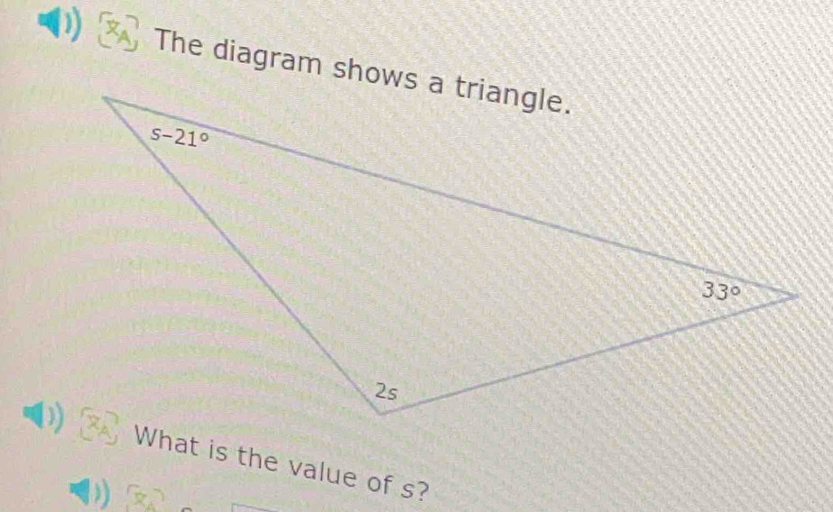 What is the value of s?