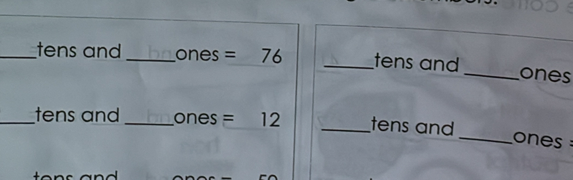 tens and _ones a = 76
_tens and _ones 
_tens and _ones = 12
_tens and _ones