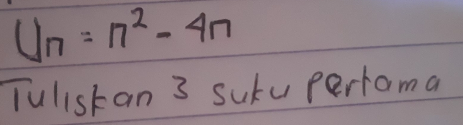 U_n=n^2-4n
Tulistan 3 sutu perroma