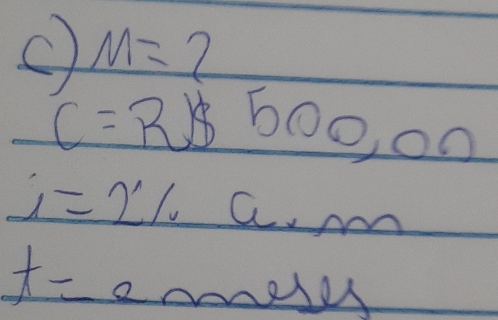 M=2
C=Rb b 000,0
i=2% a. M n
t=2m e