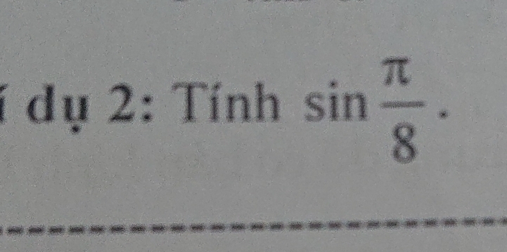 du2:Tinhsin  π /8 .