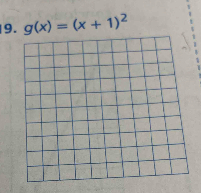 g(x)=(x+1)^2