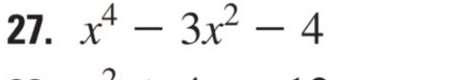 x^4-3x^2-4