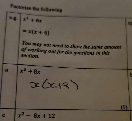 Factor
eg
)
c x^2-8x+12