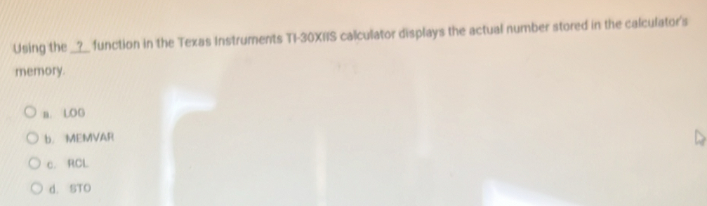 SOLVED USING THE BUTTON ON THE TEXAS INSTRUMENTS visual data 8