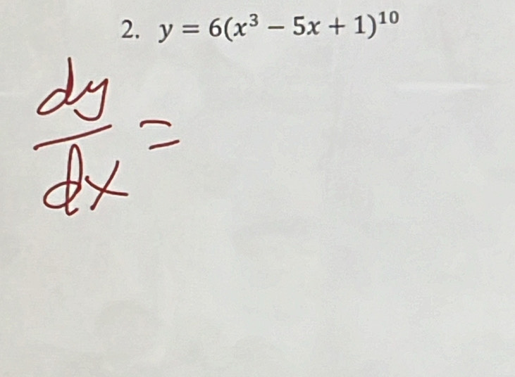 y=6(x^3-5x+1)^10