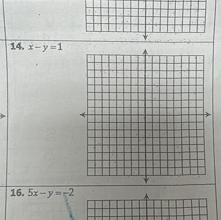 x-y=1
16. 5x-y=-2