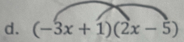 (-3x+1)(2x-5)