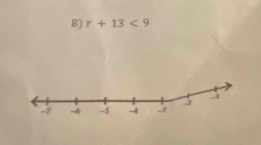 r+13<9</tex>