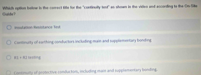 Solved: Which option below is the correct title for the 