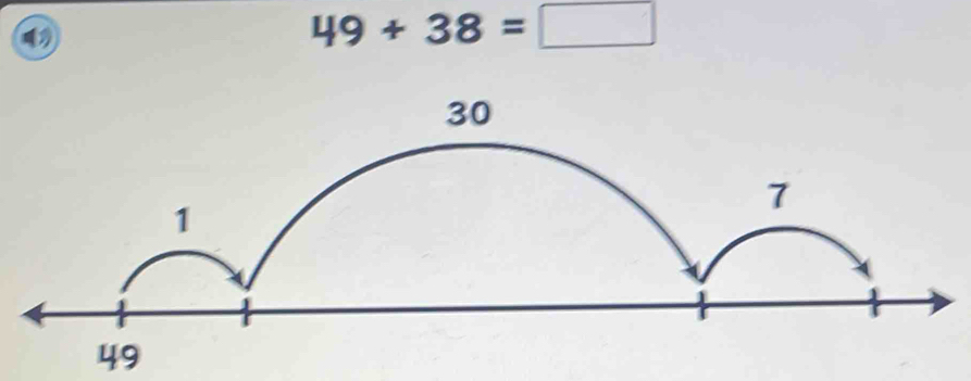 49+38=□