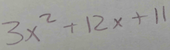 3x^2+12x+11