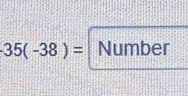 35(-38)=Number