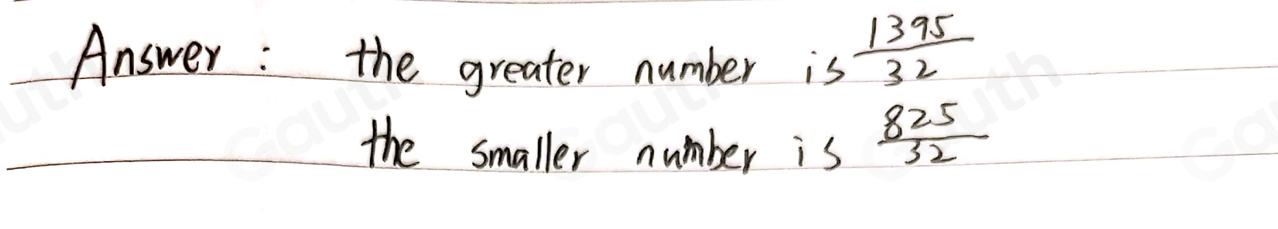 Solved: Two numbers are such that twice the greater number exceeds ...