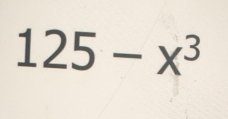 125-x^3