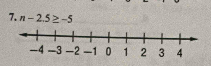 n-2.5≥ -5