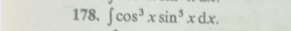 ∈t cos^3xsin^5xdx.