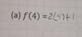 f(4)=