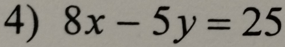 8x-5y=25