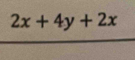 2x+4y+2x