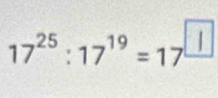 1725 : 1719 = 17ª