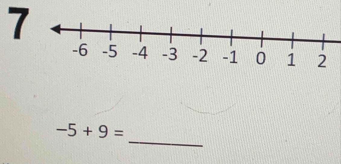 7 
_
-5+9=