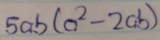 5ab(a^2-2ab)