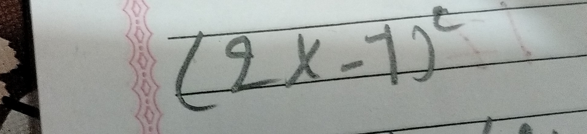 (2x-7)^c