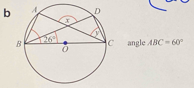 angle ABC=60°