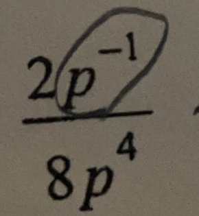  (2p^(-1))/8p^4 