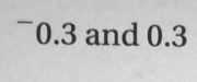 ¯0. 3 and 0.3