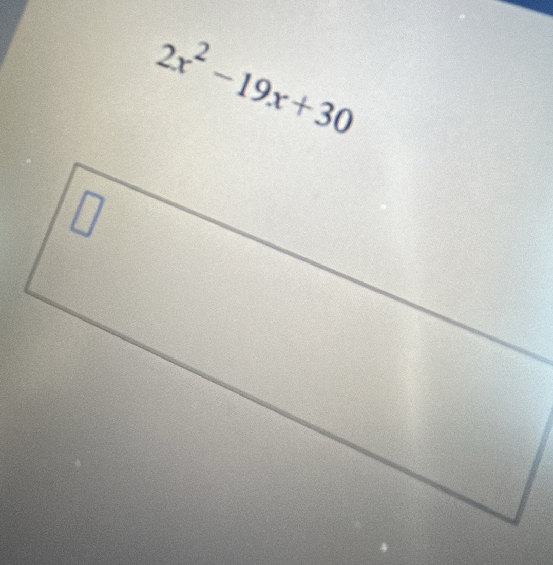 2x^2-19x+30