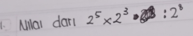 Mllal dart 2^5* 2^3· 2^8