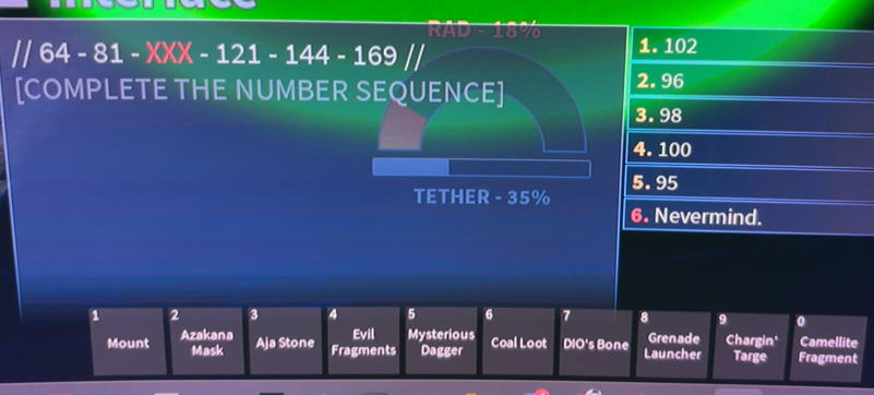 Solved: RAI 18% 0 // 64 -81-XXX-121-144-169// 1. 102 [COMPLETE THE ...