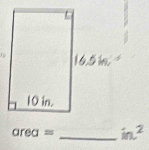 area= _
in^2