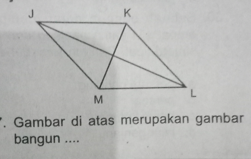 Gambar di atas merupakan gambar 
bangun ....