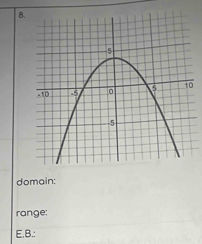 domain: 
range: 
E.B.: