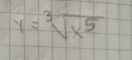 y=sqrt[3](x^5)