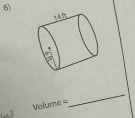 Volume =
_ 
3