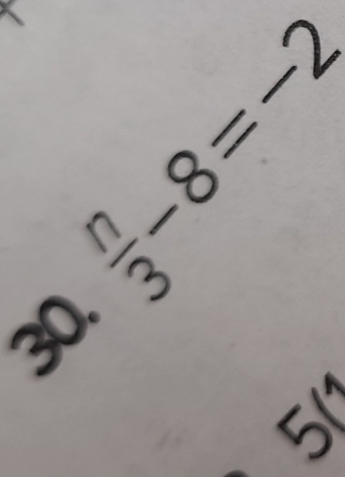  1/3 -[frac 1=-2
30.
51