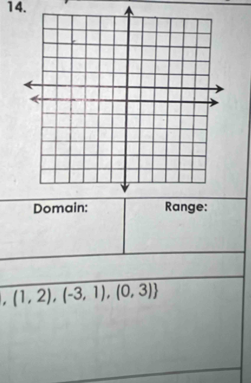 (1,2),(-3,1),(0,3)