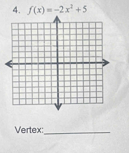 f(x)=-2x^2+5
Vertex:_