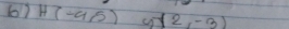 H(-4,5) y)(2,-3)