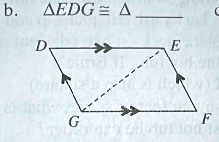 △ EDG≌ △ _(