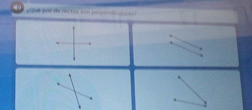 ¿Que par de rectas son perpendiculares?