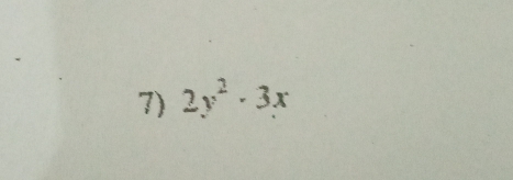 2y^2· 3x