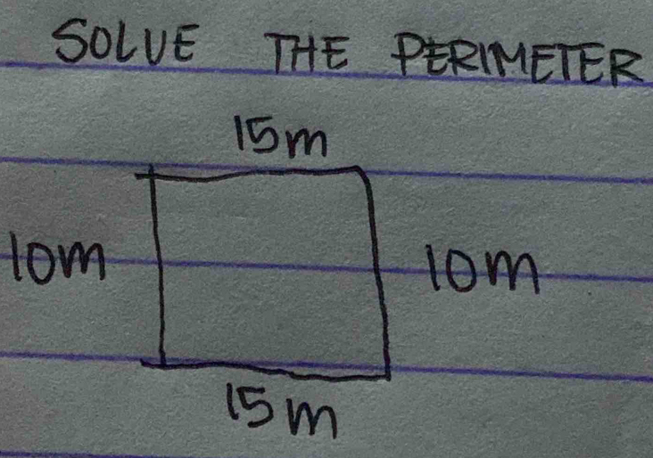 SOLvE THE PERIMETER
lom