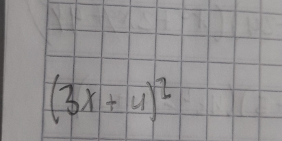 (3x+4)^2